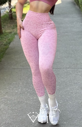Leggin print pink