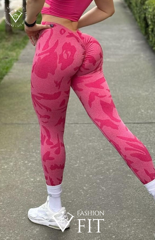 Leggin camu pink