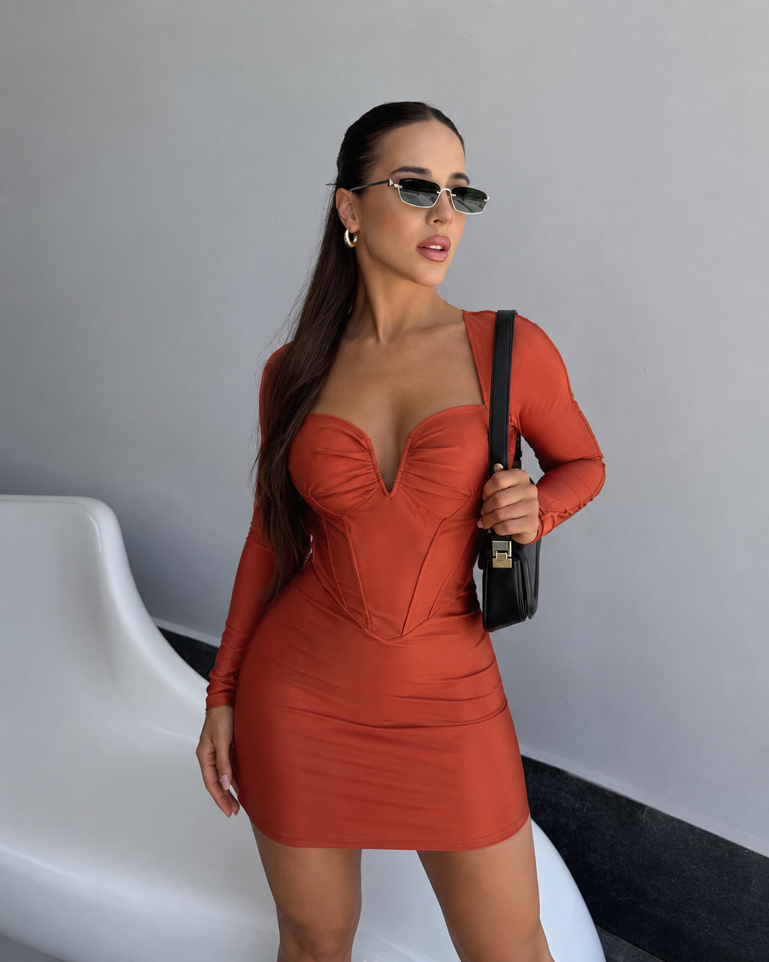 V12 vestido corto