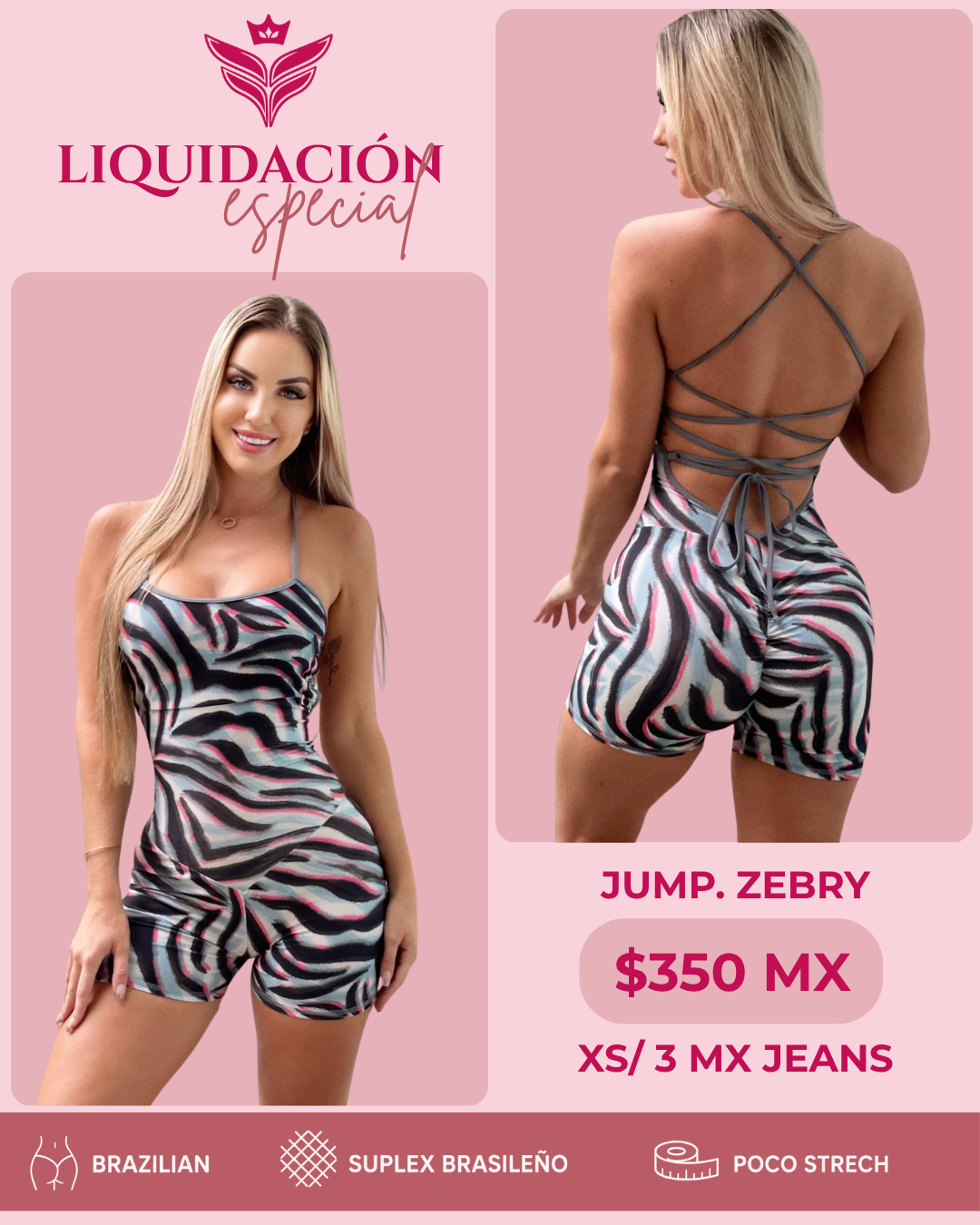 Jump. Zebry gray