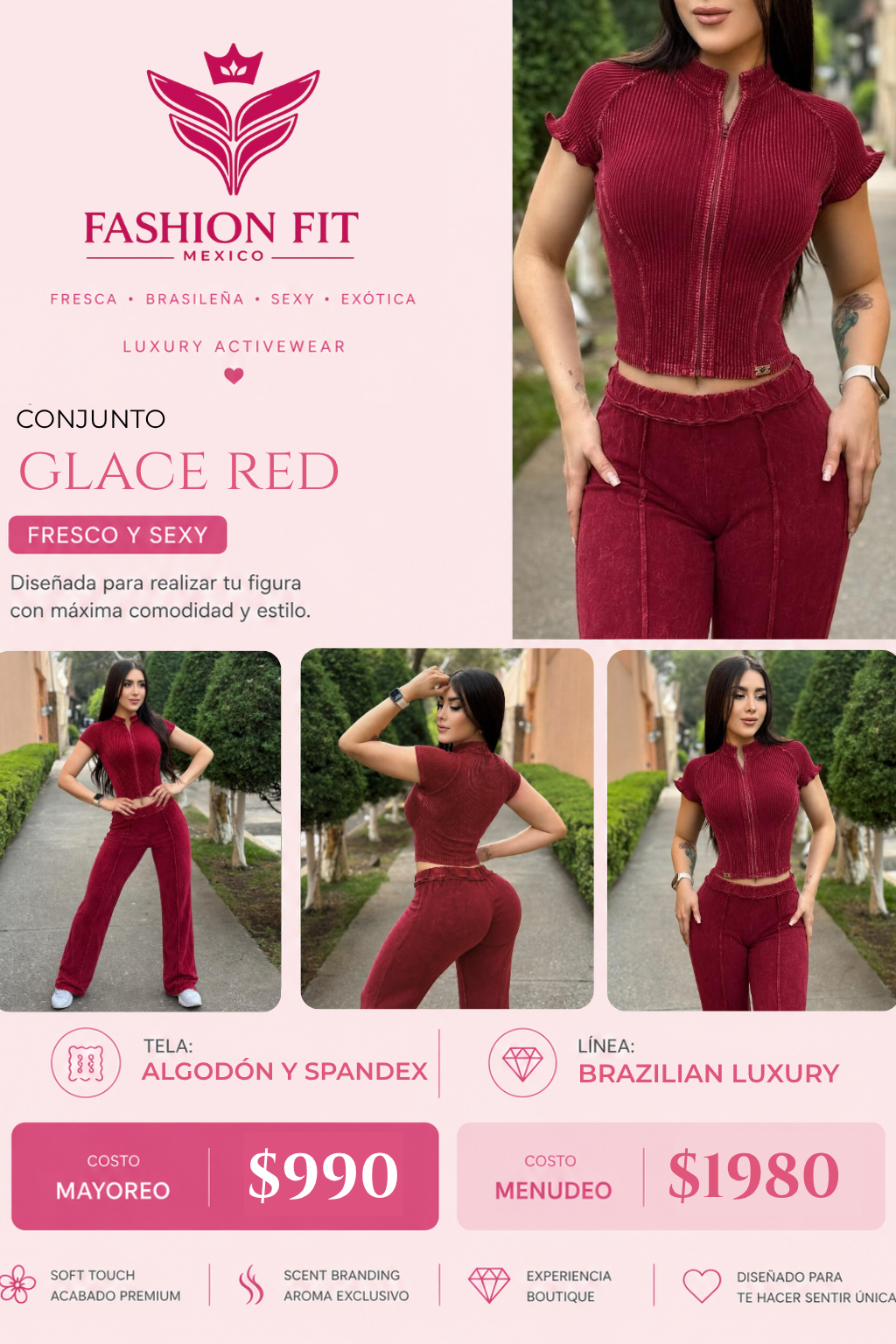 Mayoreo Glace Red
