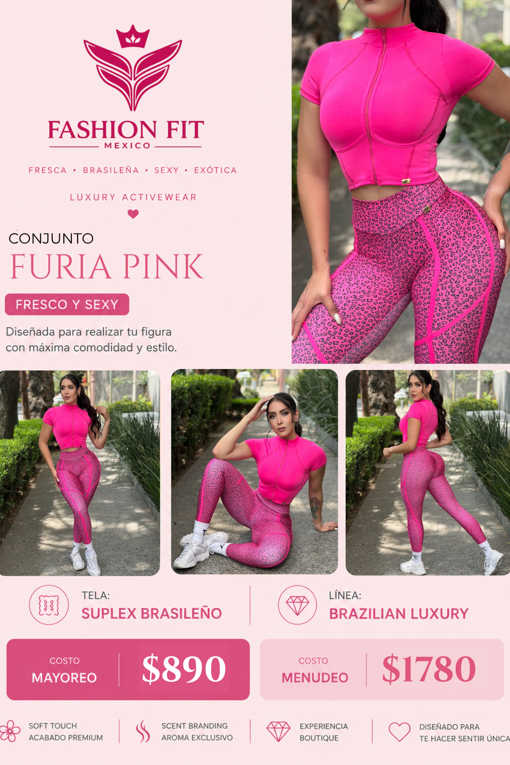 Mayoreo Furia Pink