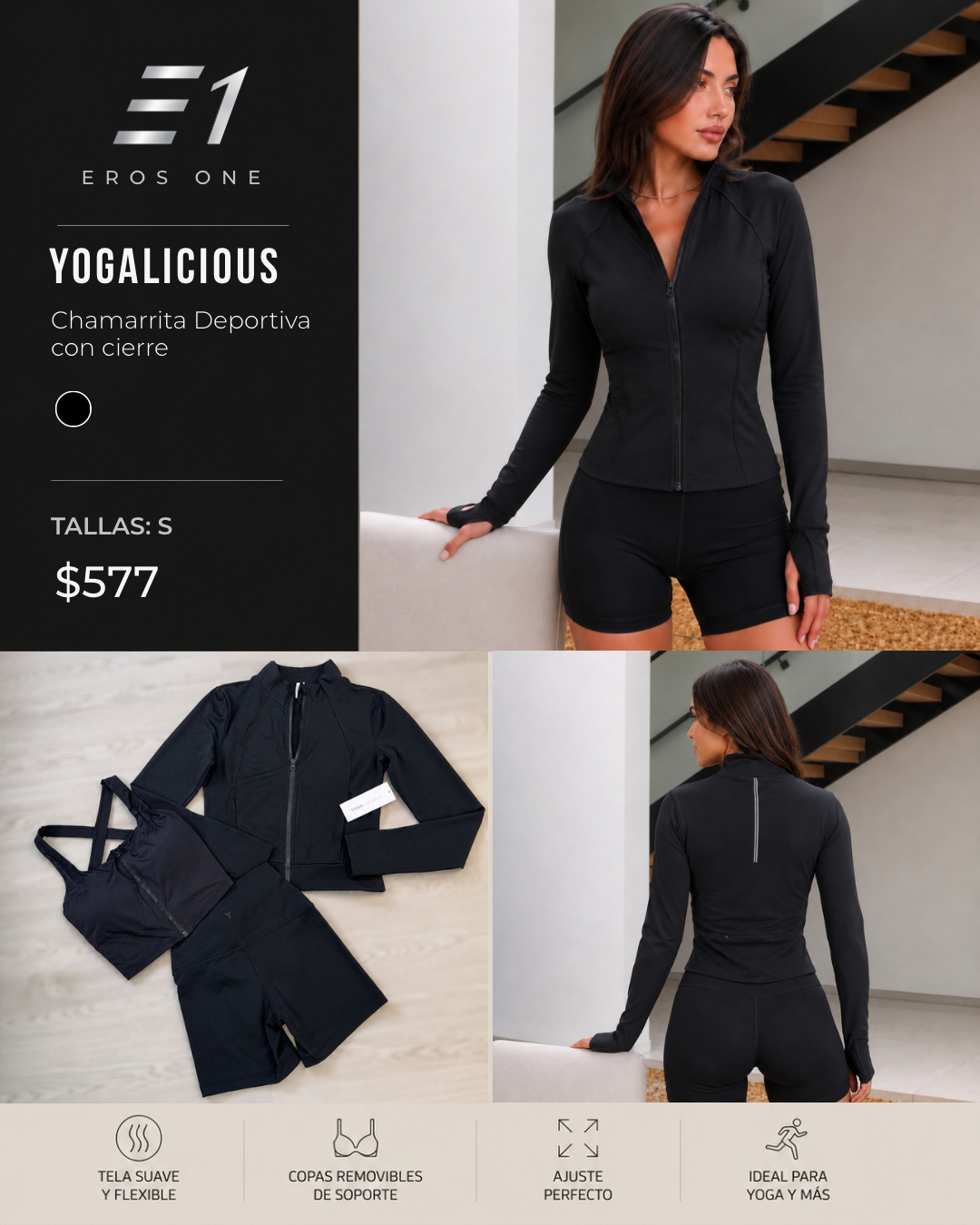 Conj. Marca Yogalicious/FF🇺🇸