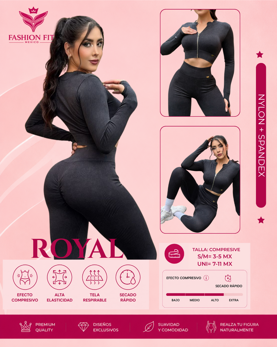 Conj. Royal Black