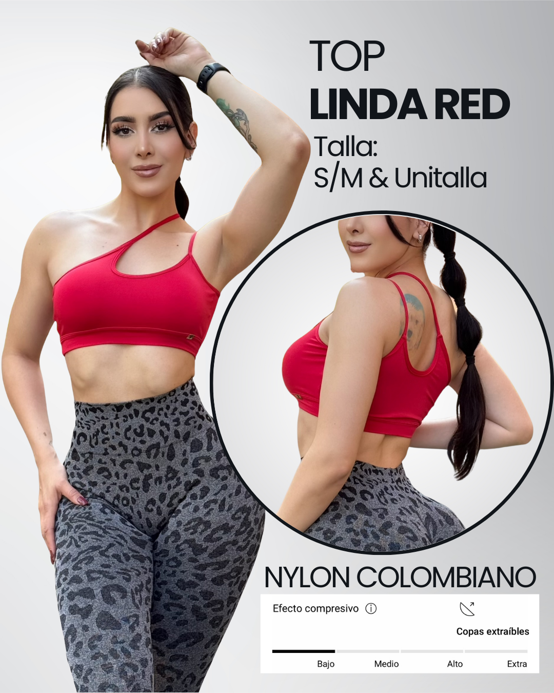 Top linda red