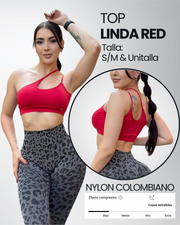 Top linda red