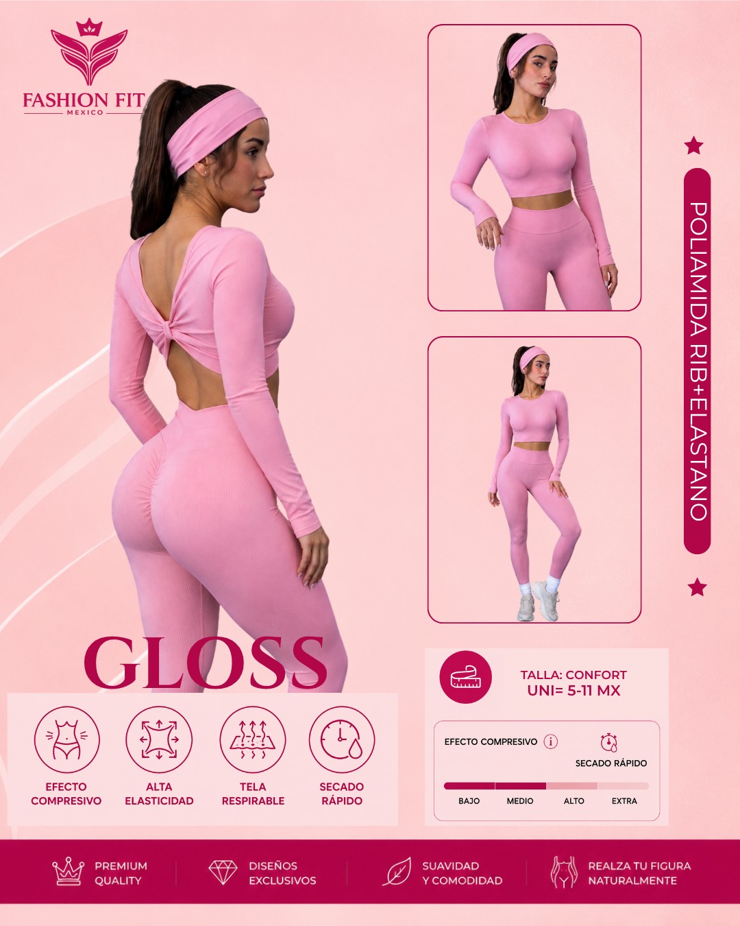 Conj. Gloss Pink