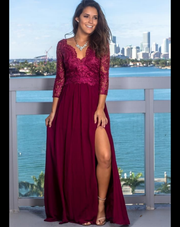 V322 vestido largo