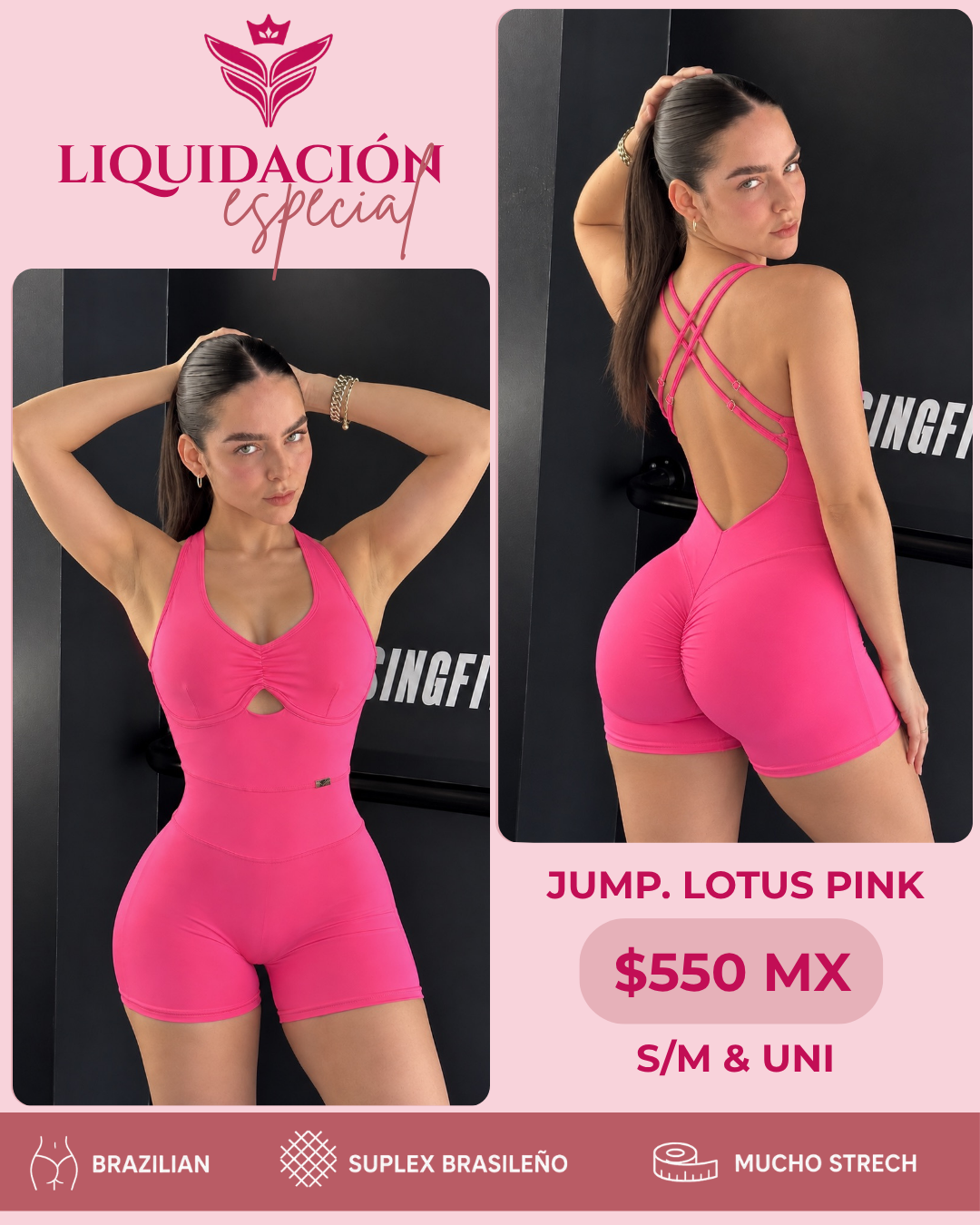 Jump. Lotus Pink