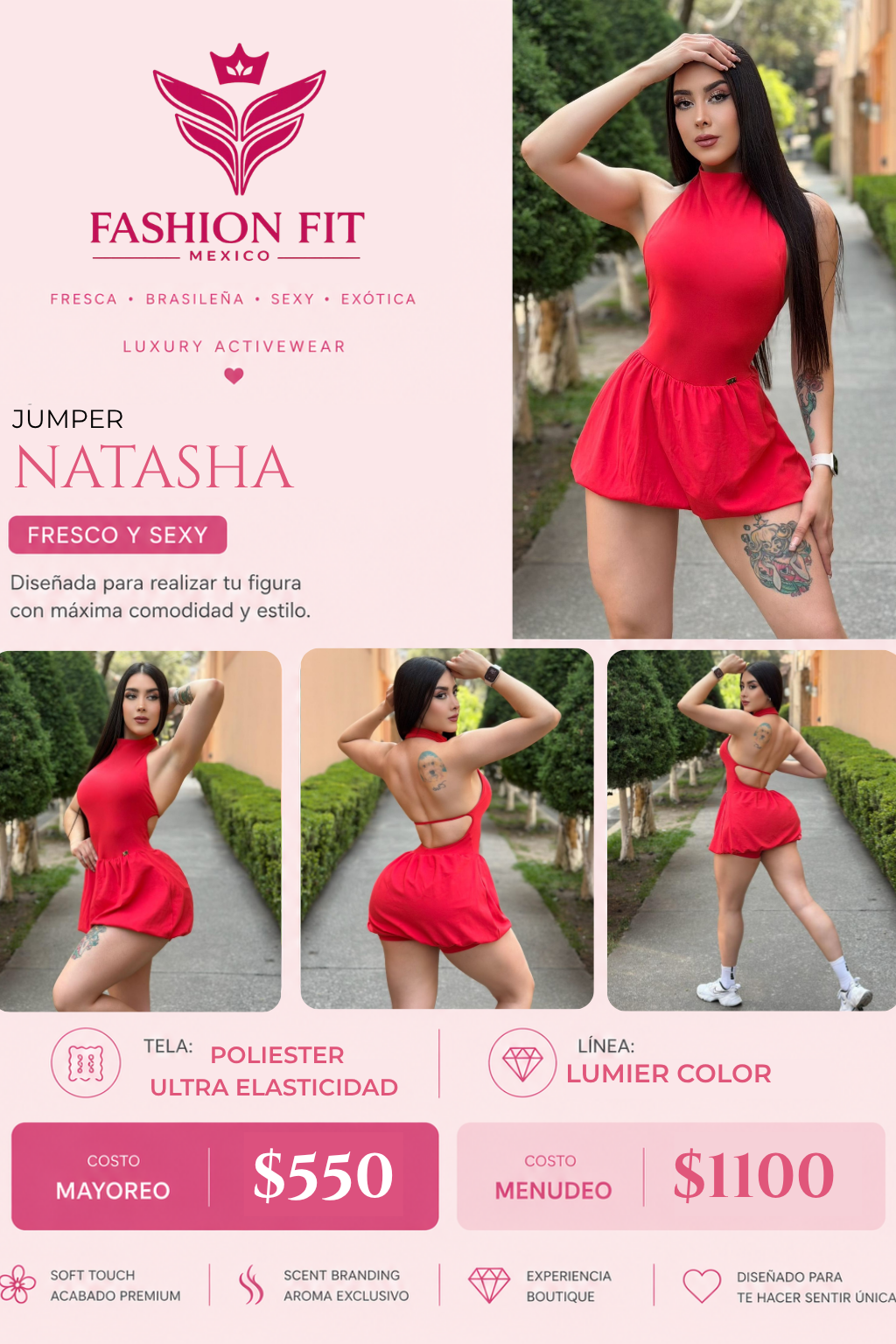 Mayoreo Natasha Red