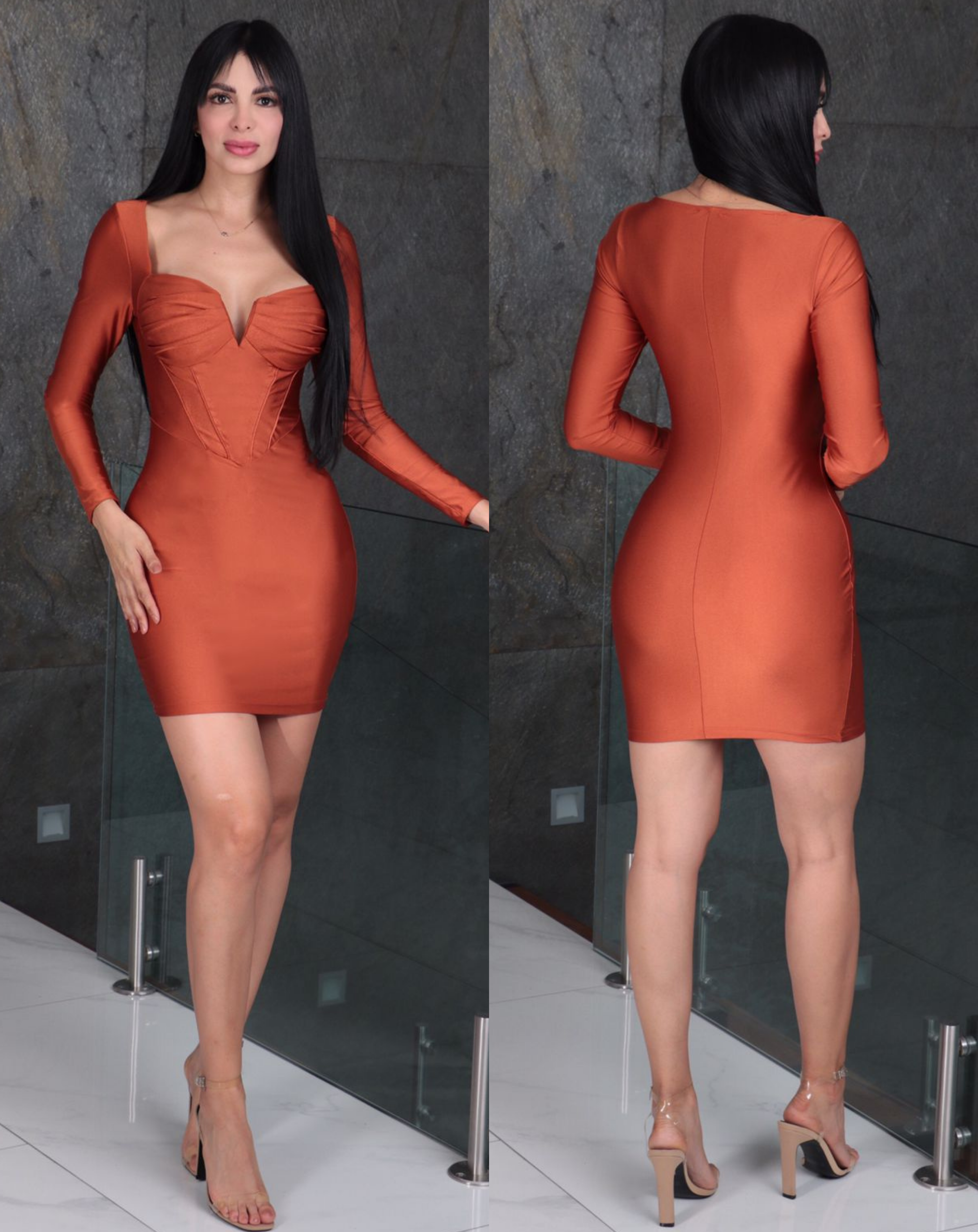 V12 vestido corto