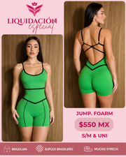 Jump. Foarm green