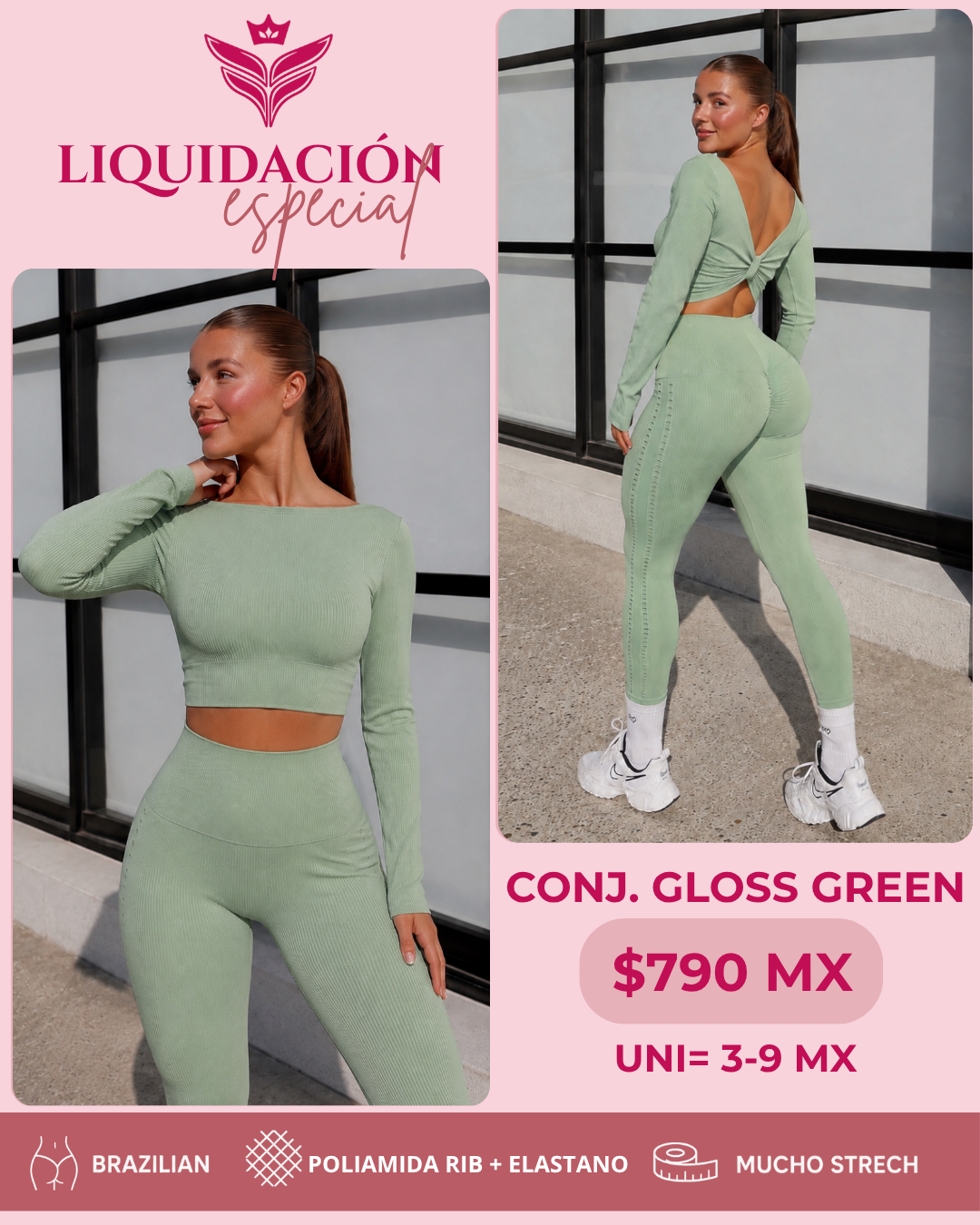 Conj. Gloss Green
