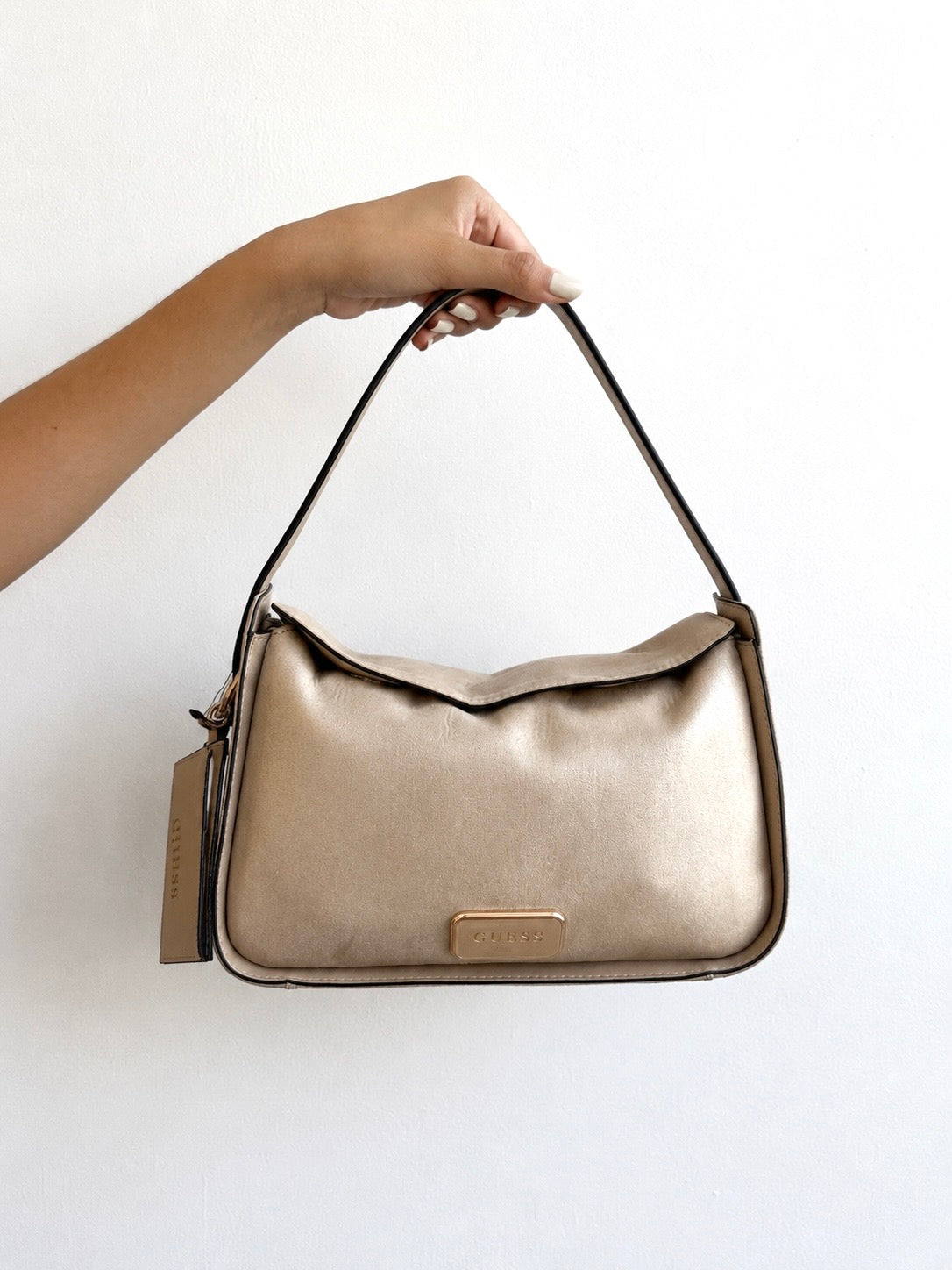 BGuess Beige Shoulder Bag