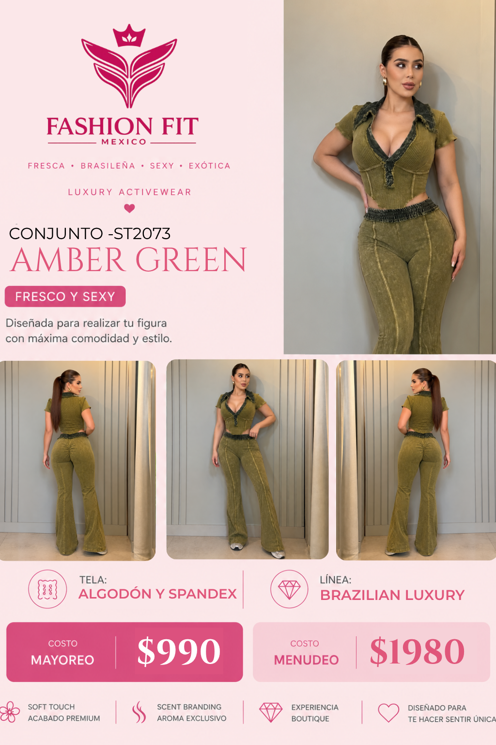 Mayoreo Amber Green