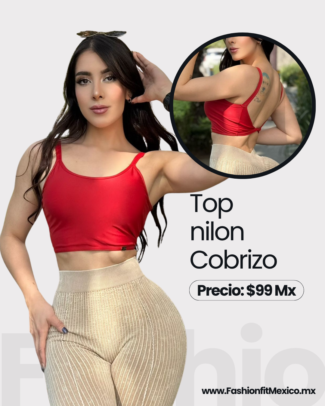 Top Tulum cobrizo
