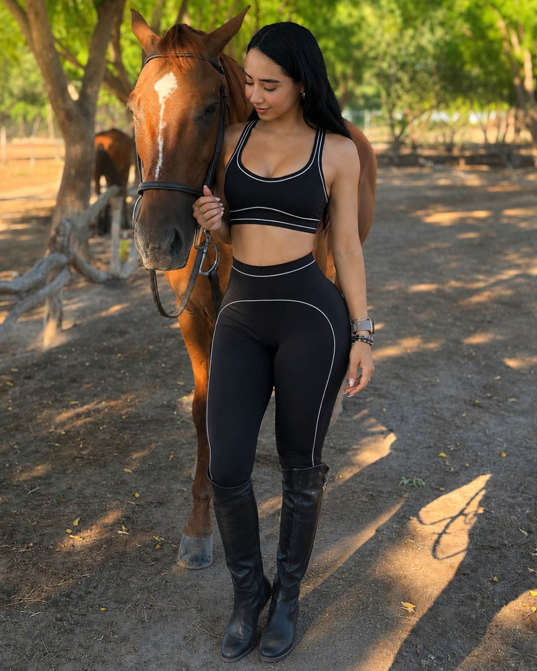 Conj. Active Black