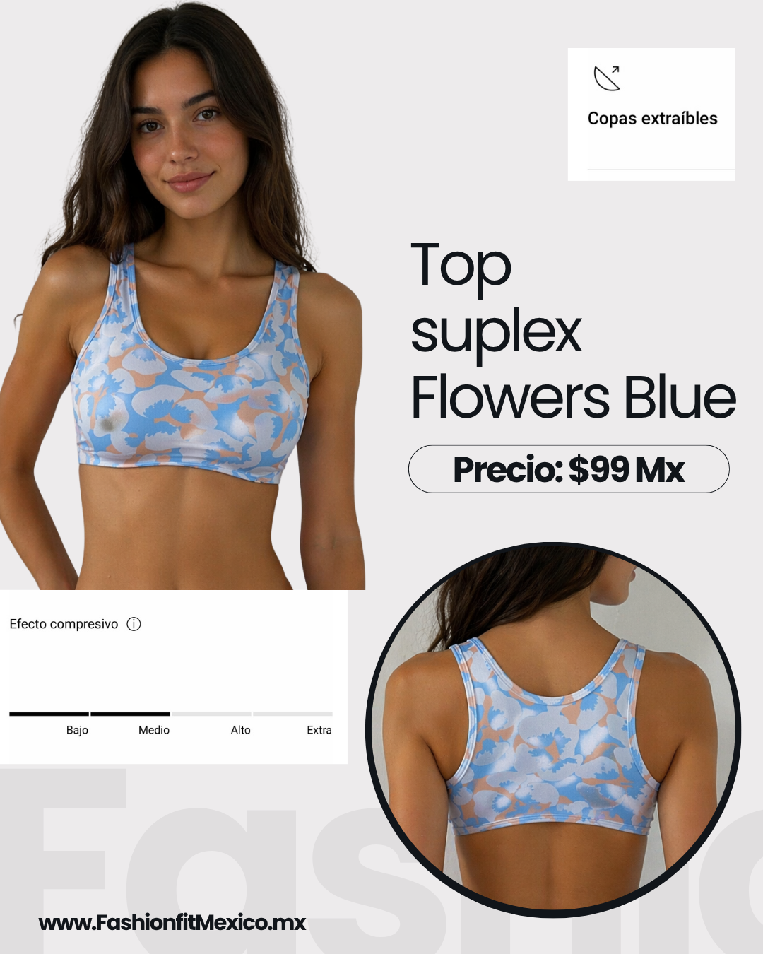 Top flowers blue