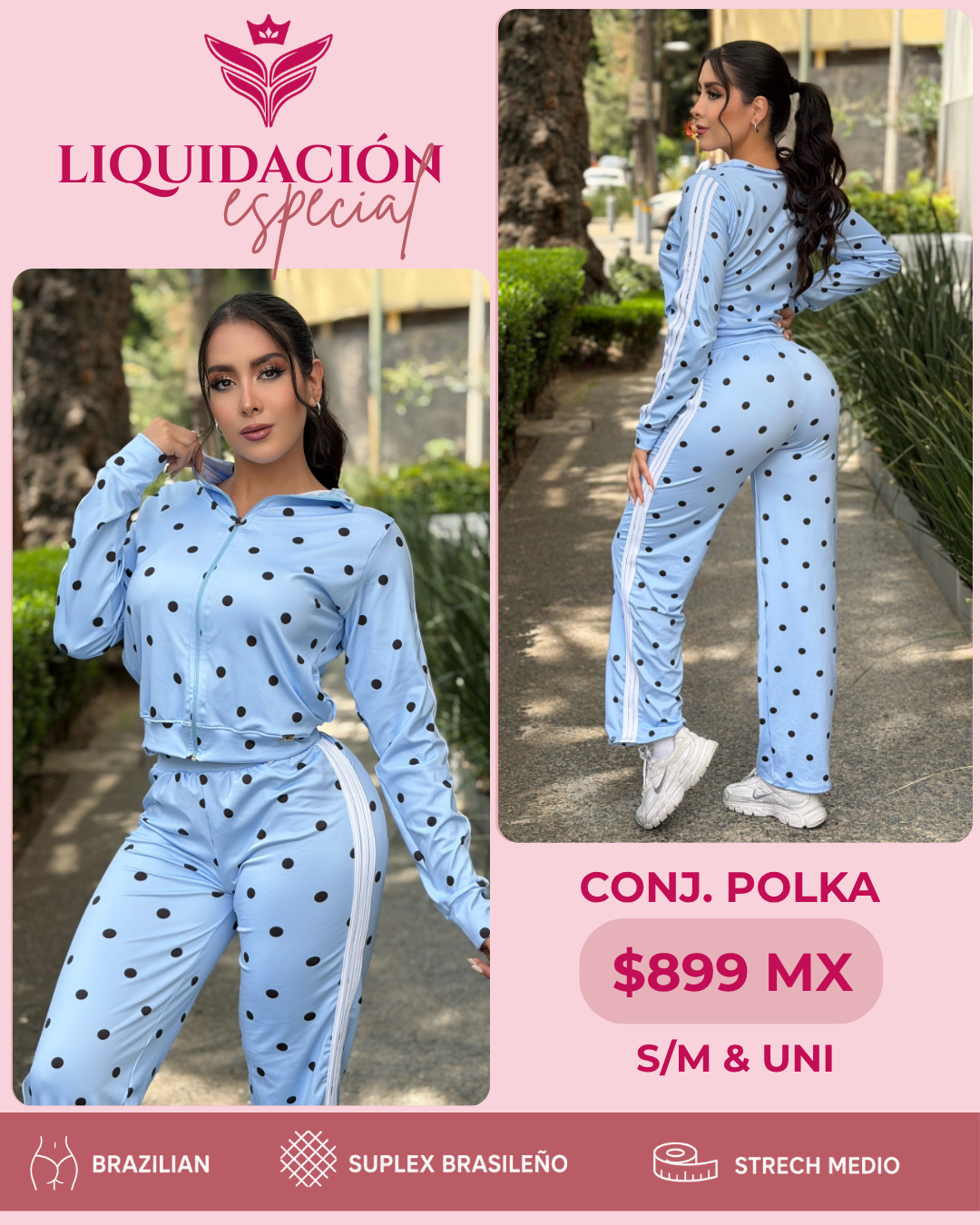 Conj. Polka Sky