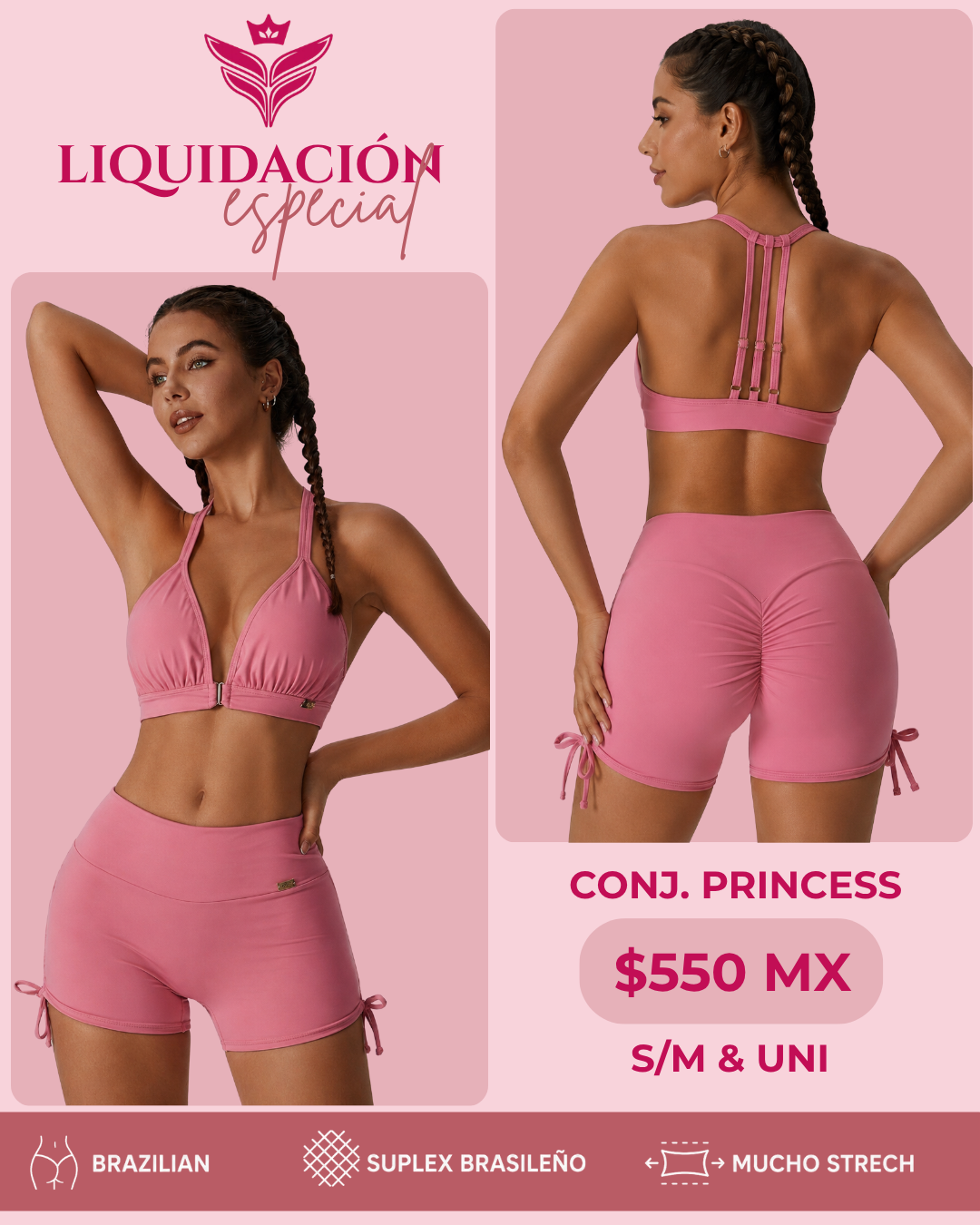 Conj. Princess Pink