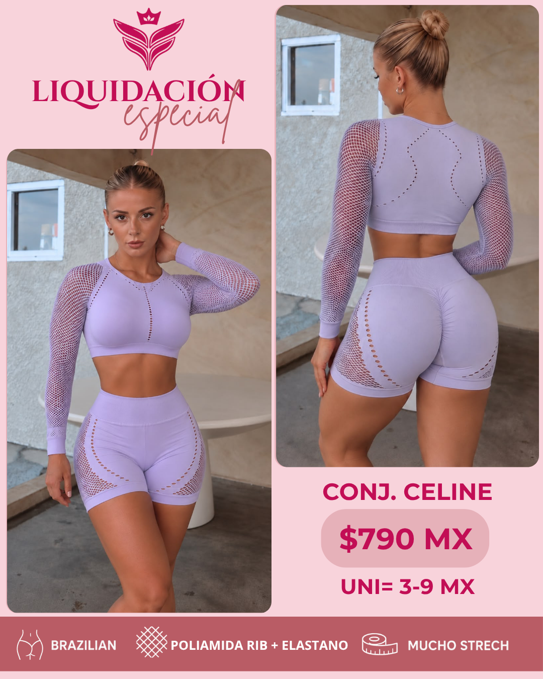 Conj. Celine Lila