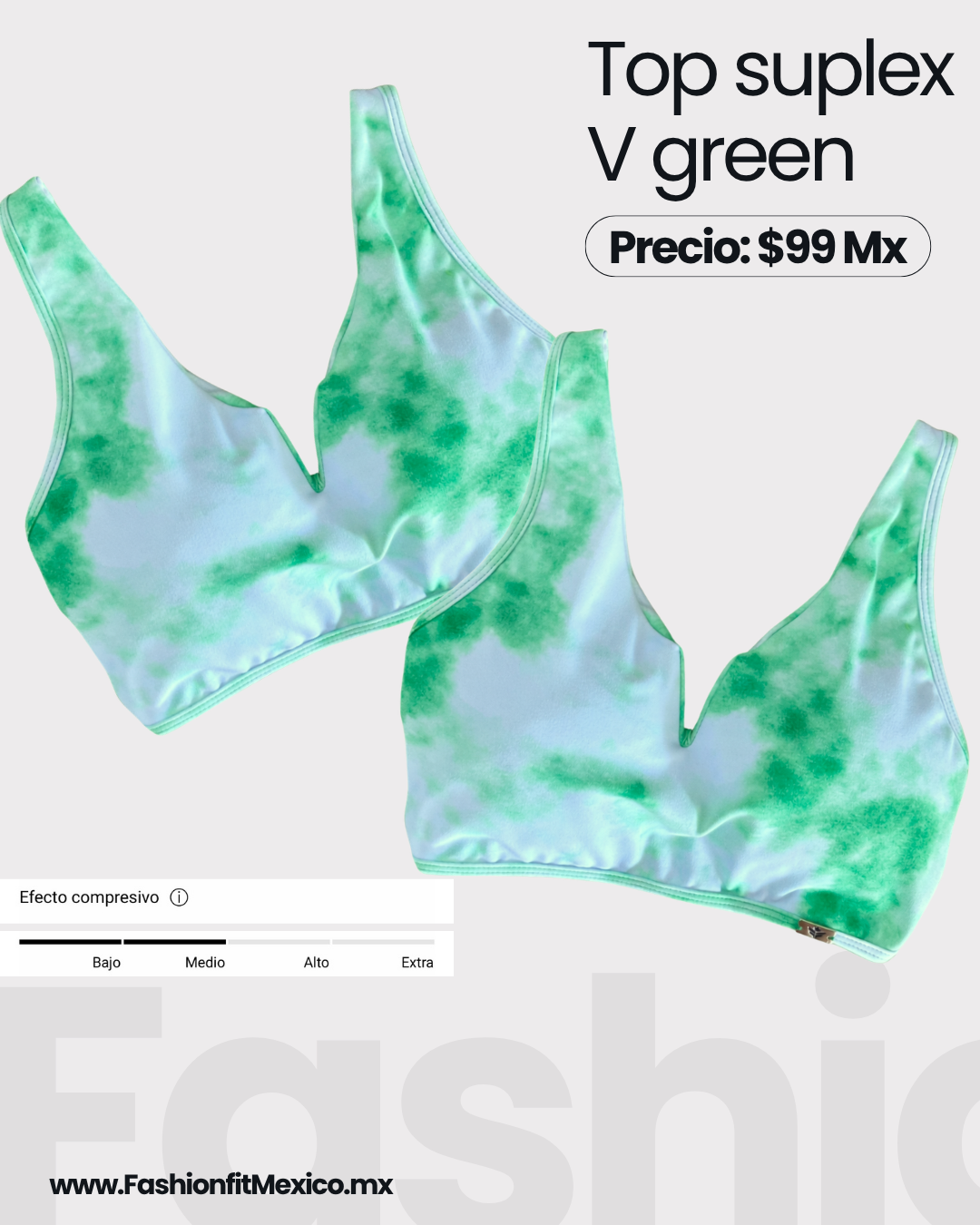 Top V green