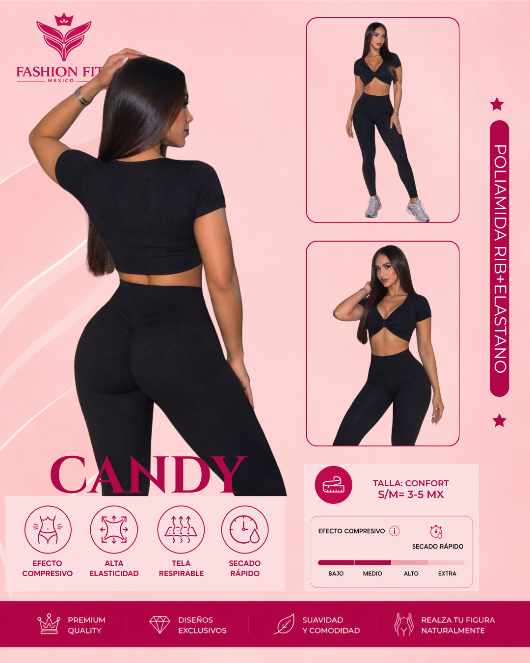 Conj. Candy Black