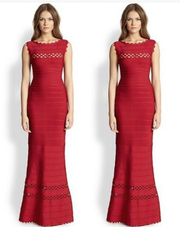 V256 Vestido largo Bandage