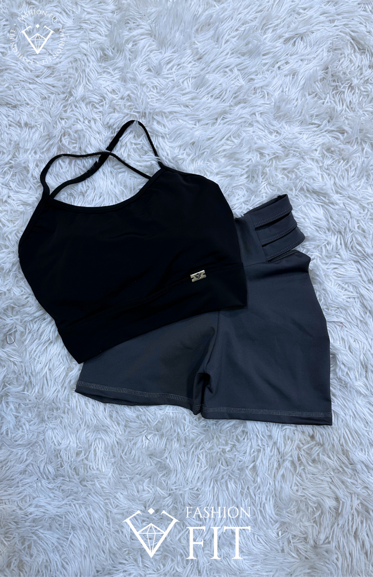 DC65 Conj. short berry gray