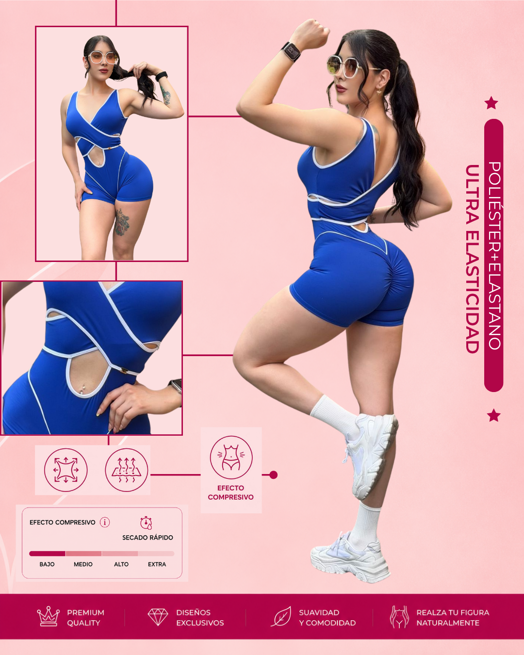 Jump. Trendy Blue