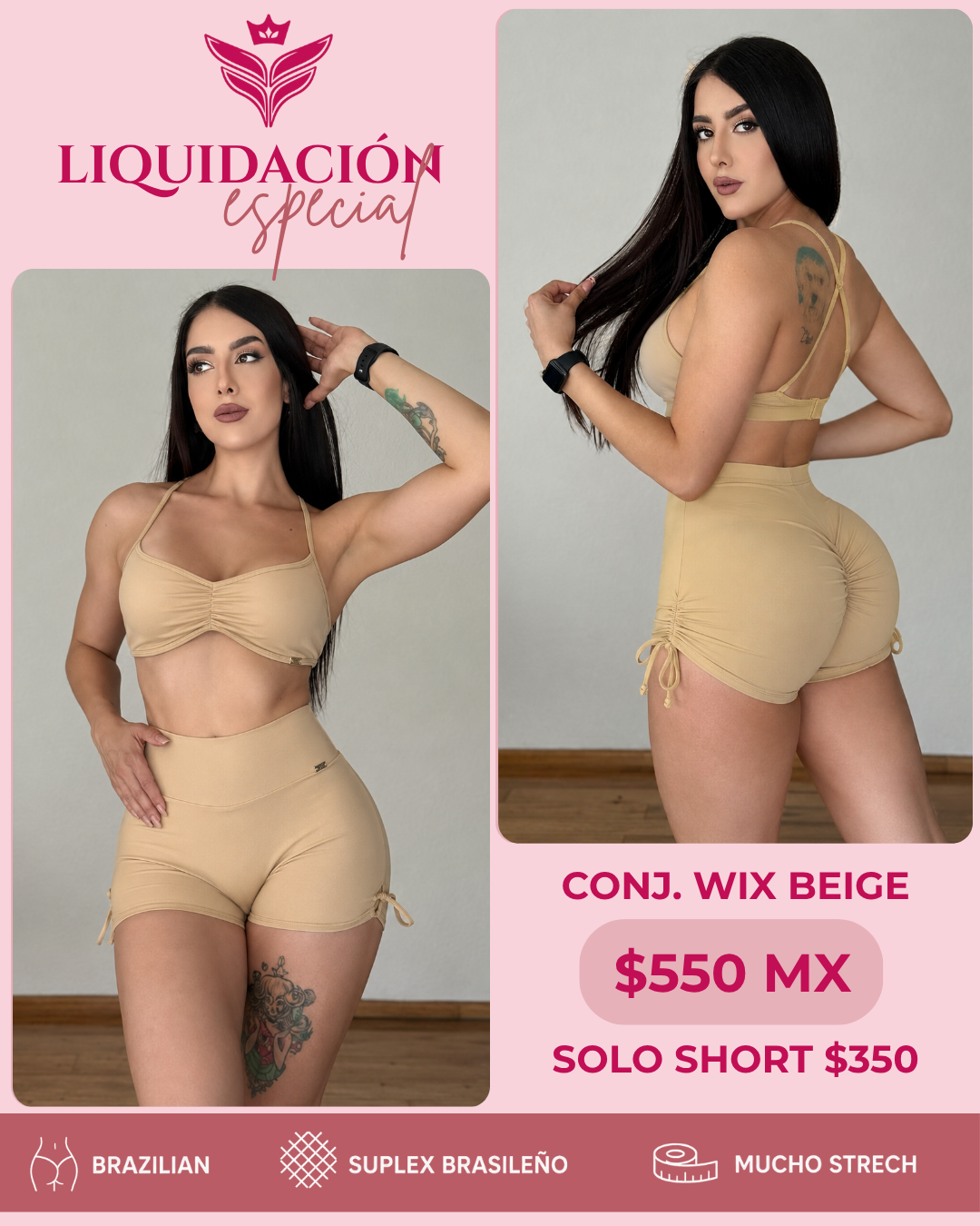 Conj. Wix beige