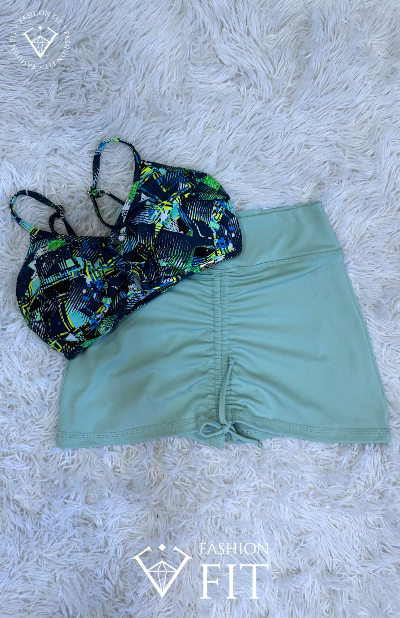 D139 Conj. falda mint