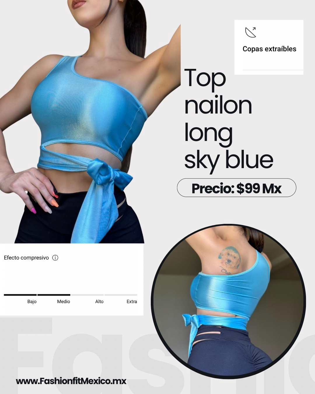 Top Tifany Ligth Blue