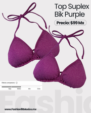 Top bikini purple