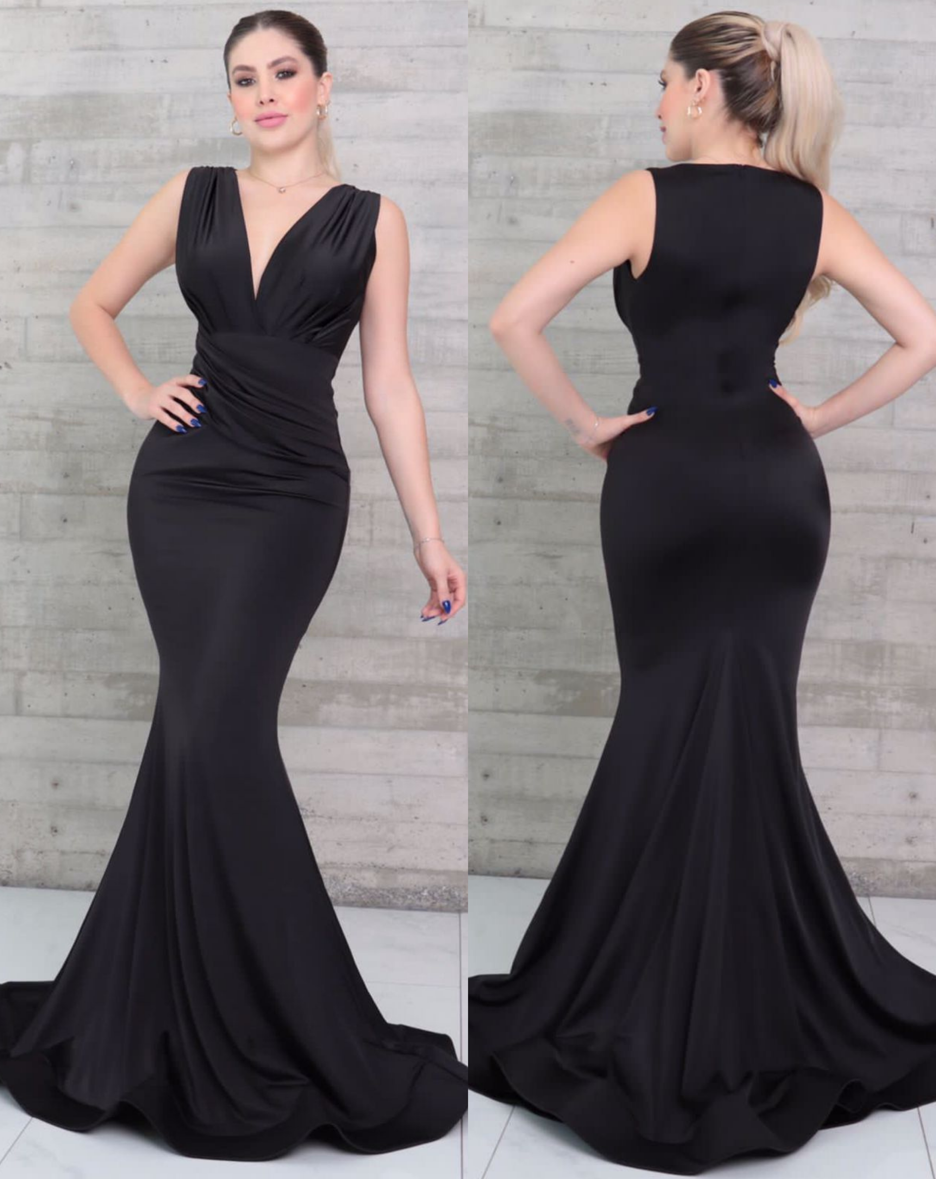 V289 Vestido largo