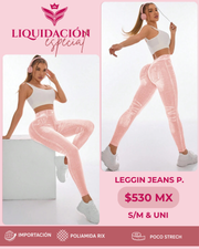 Leggin Jeans Pink