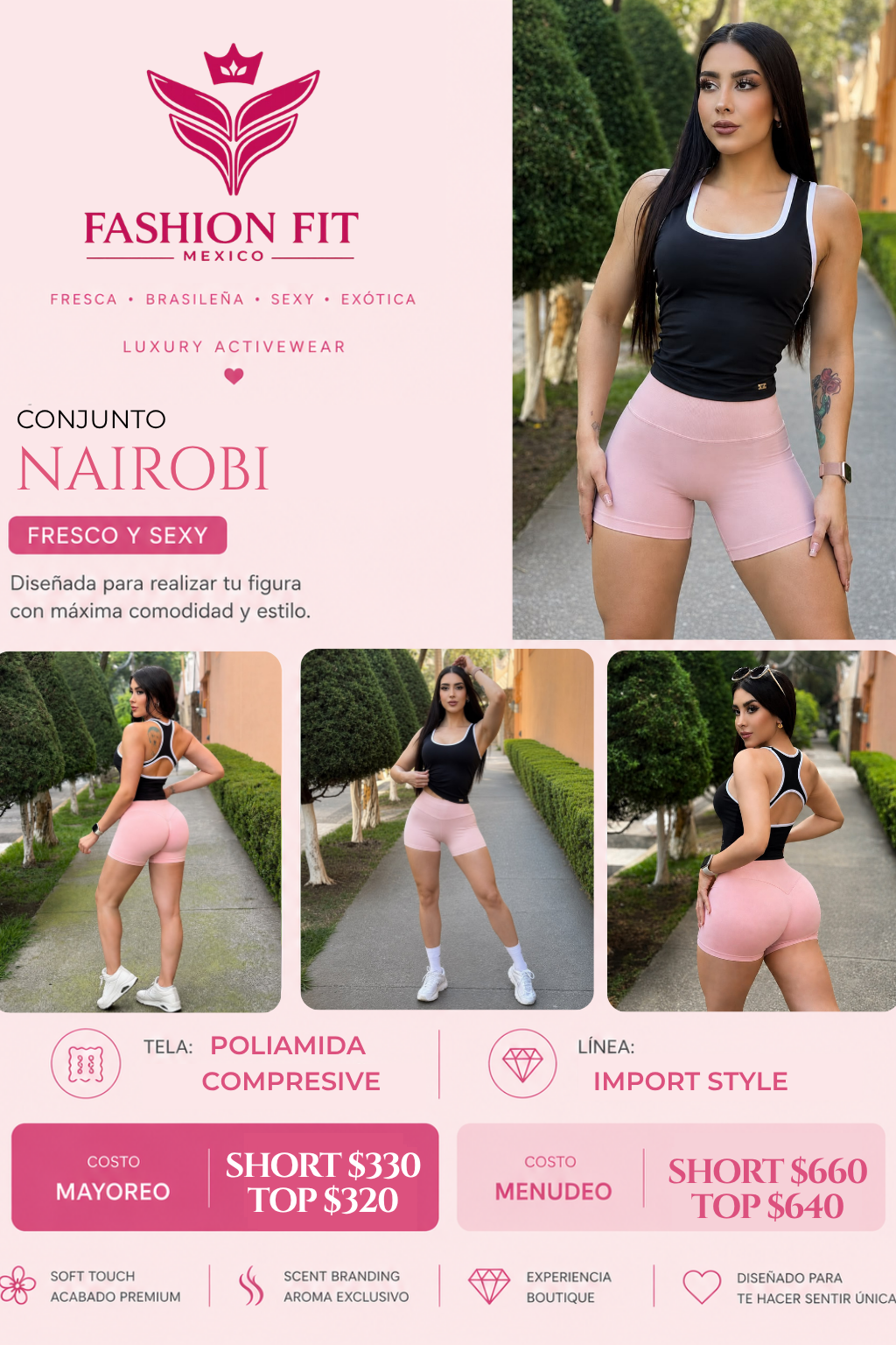 Mayoreo Nairobi Pink