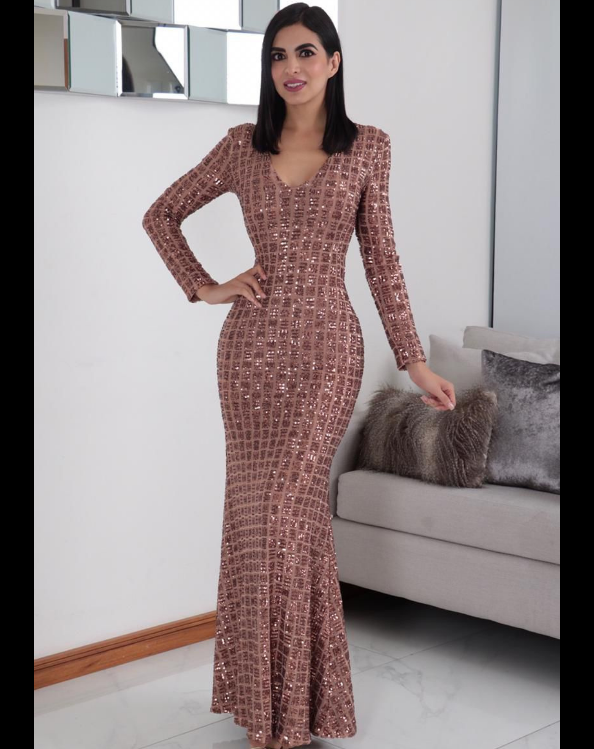 V74 Vestido largo