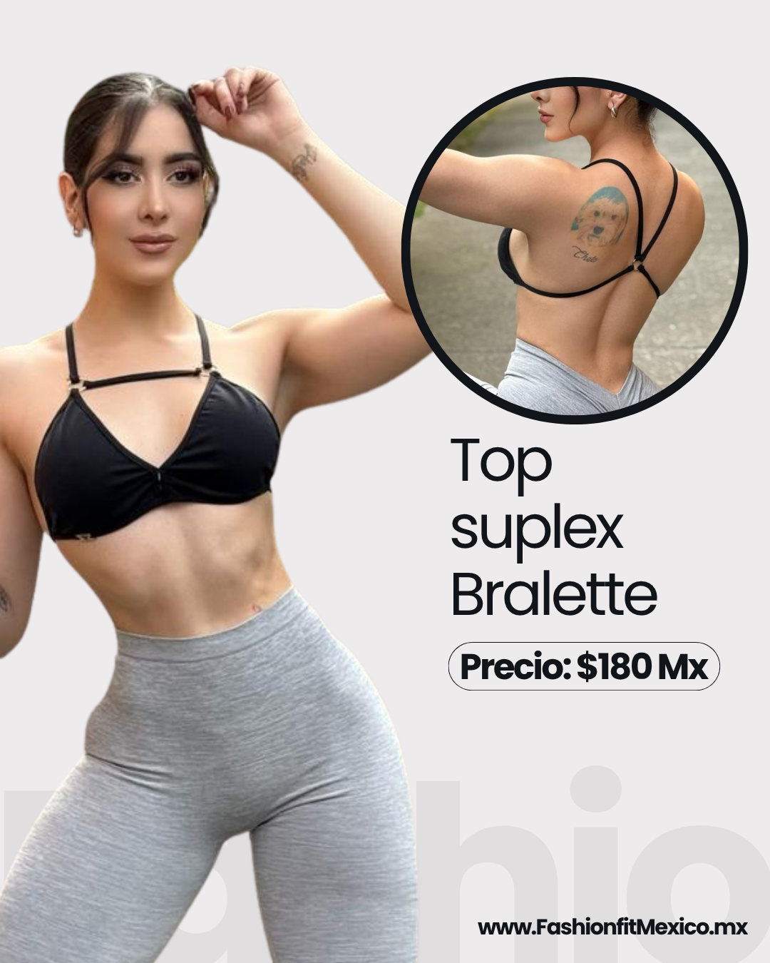 Top bralette black