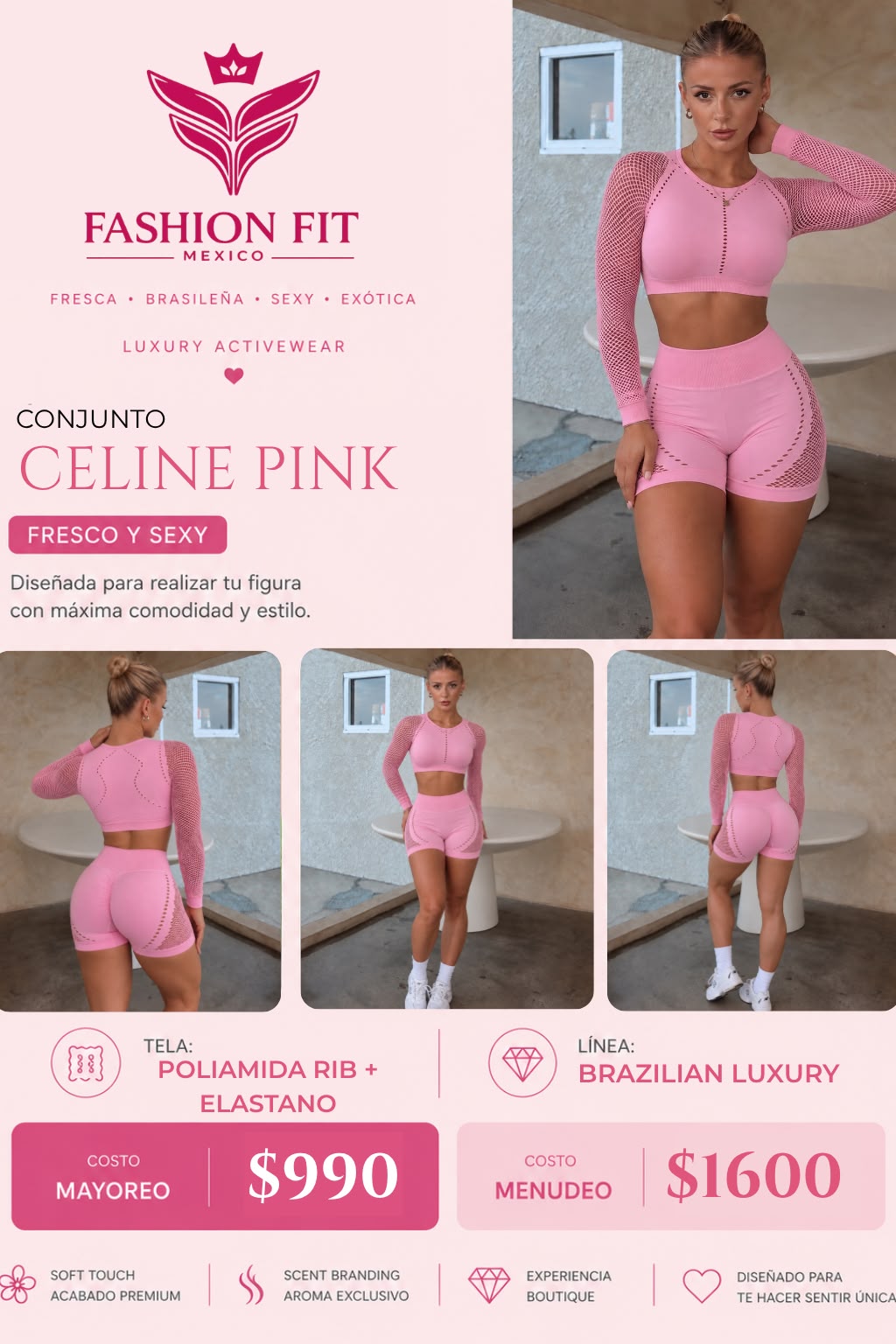 Mayoreo Celine Pink