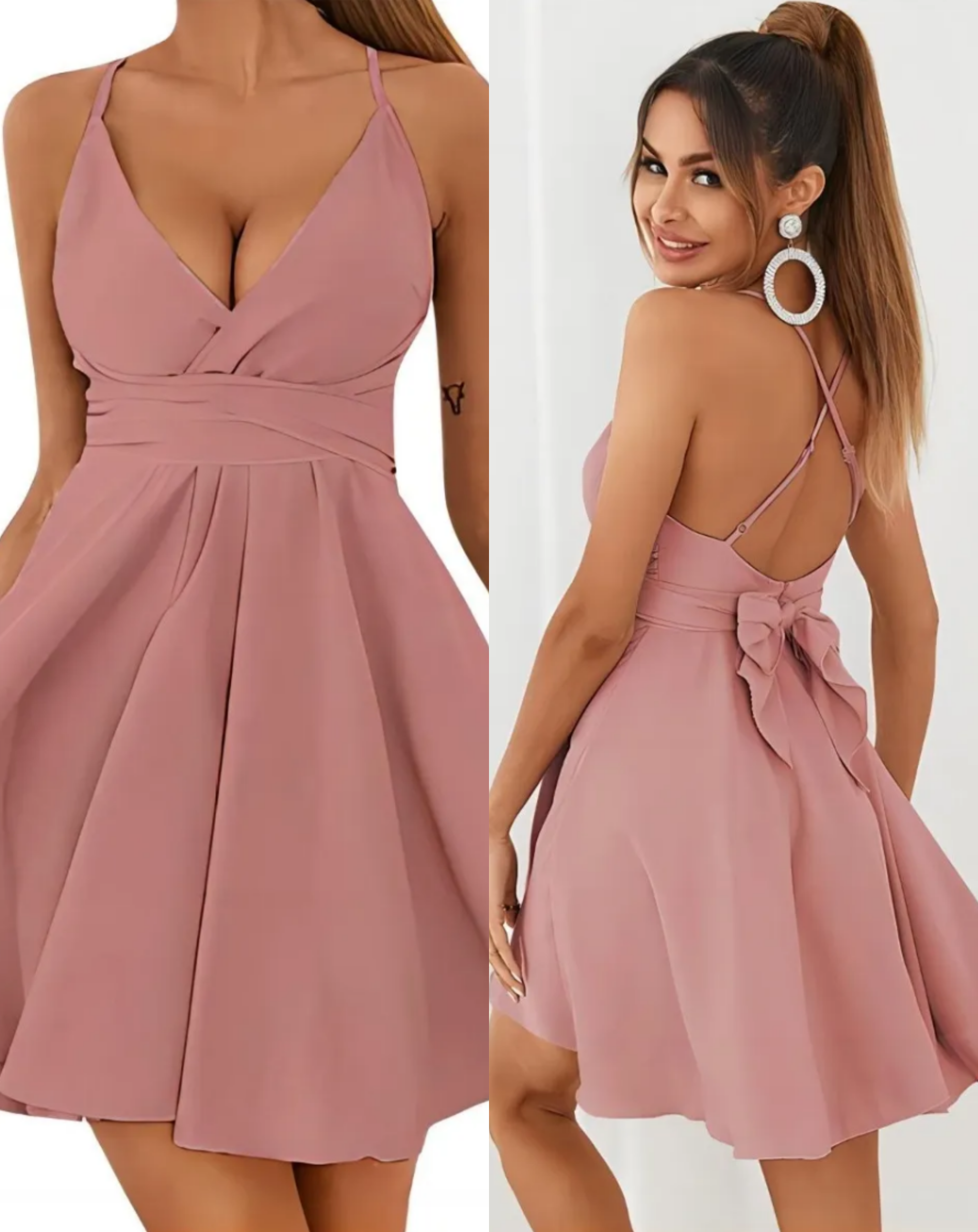 V275 Vestido corto
