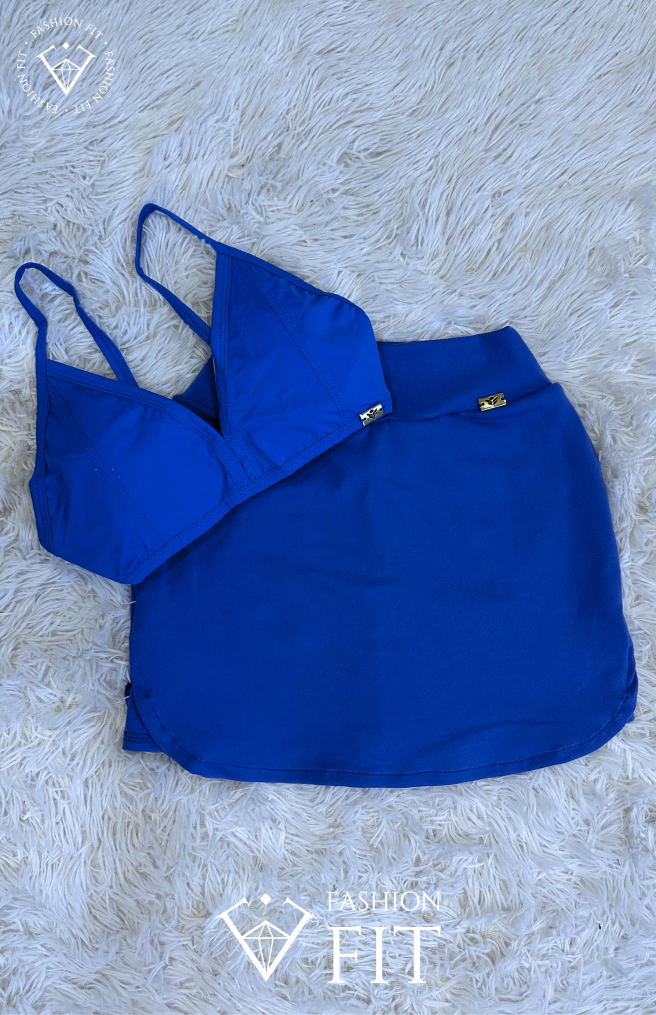 D122 Conj. falda blue