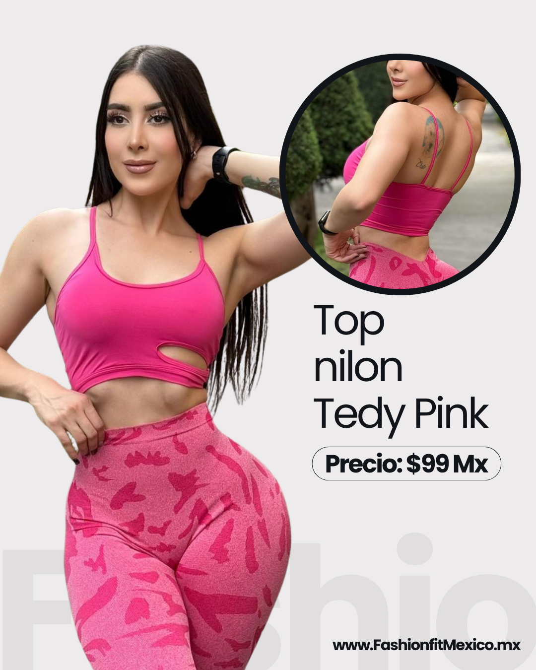 Top tedy pink