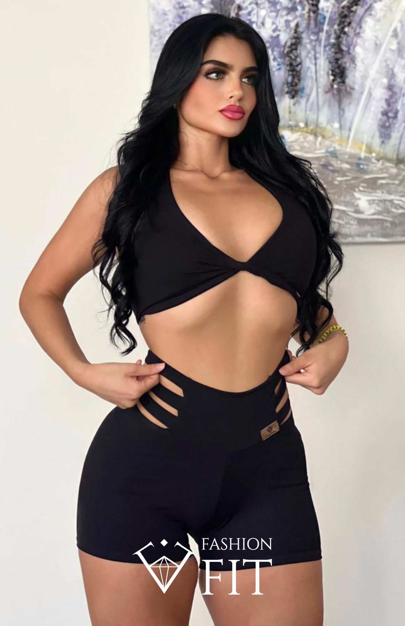 Solo short berry black