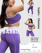 Conj. Barbie purple