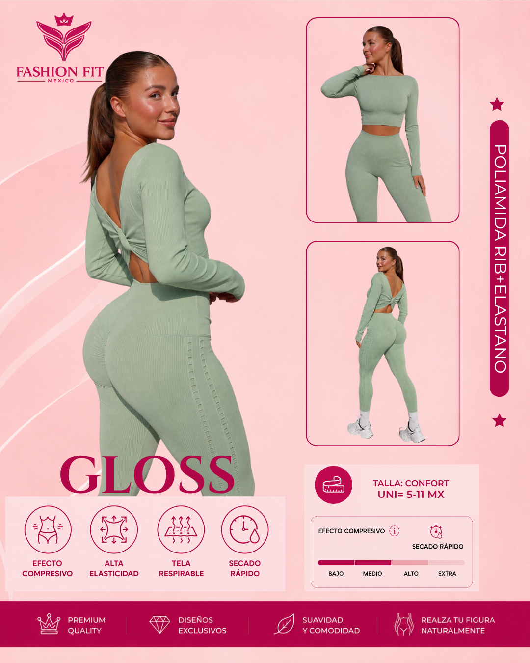 Conj. Gloss Green