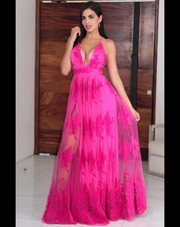 V317 Vestido largo