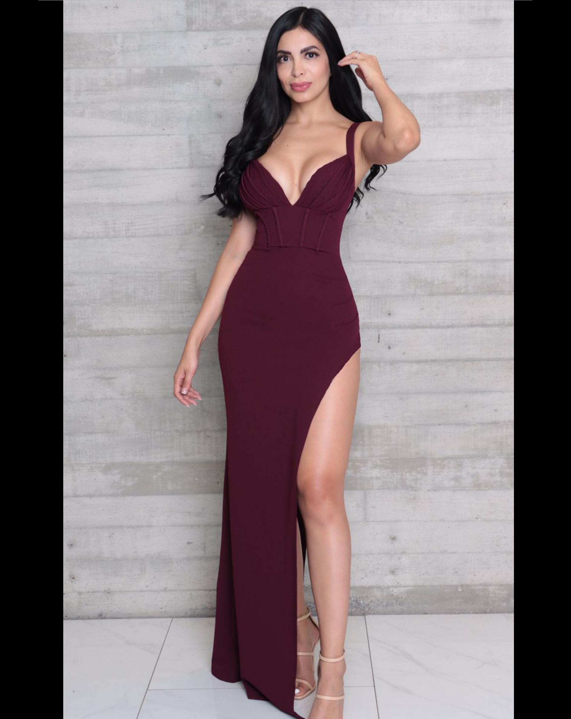 V90 Vestido largo