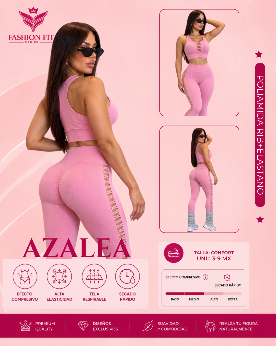 Conj. Azalea Pink