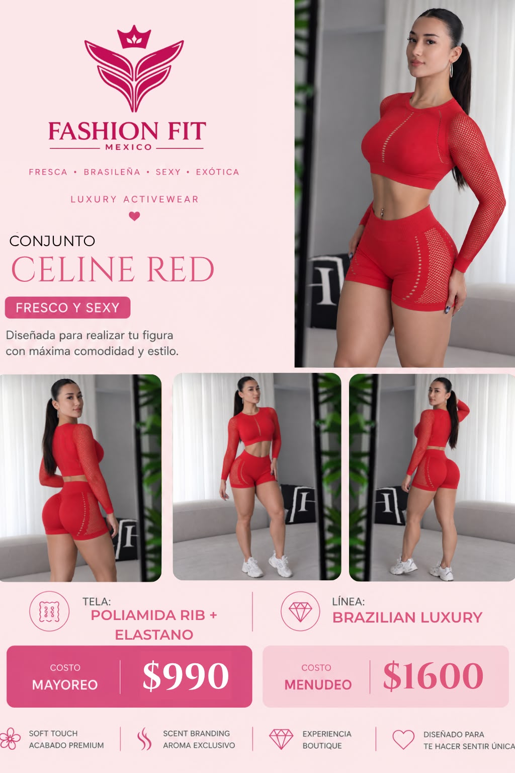 Mayoreo Celine Red
